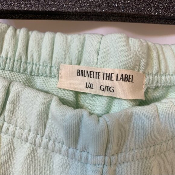 Brunette The Label Bestfriend Highrise Jogger Mint Gelato L/XL - Picture 5 of 10